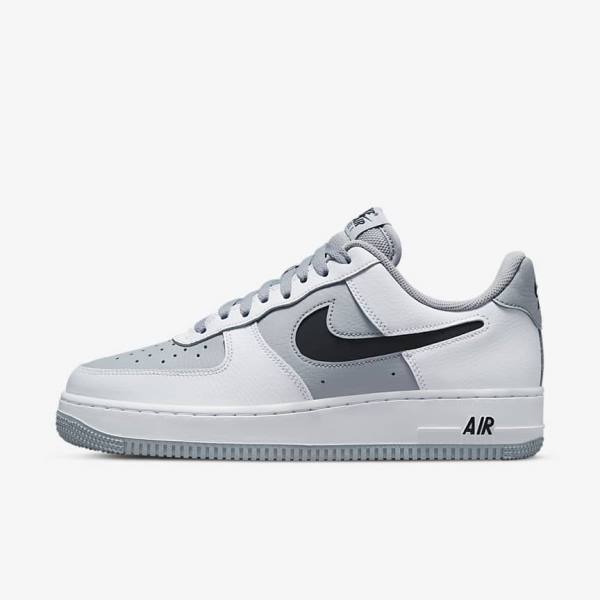 Nike Air Force 1 07 LV8 Sneakers Herren Weiß Grau Schwarz | NK968VDN