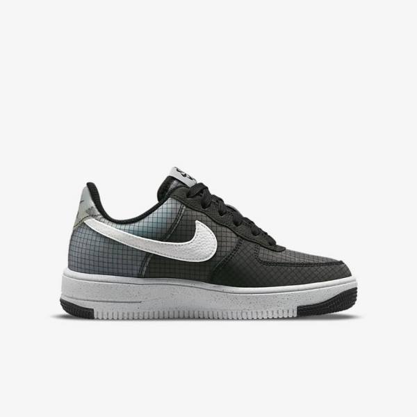 Nike Air Force 1 Crater Older Sneakers Kinder Schwarz Weiß | NK420ONR