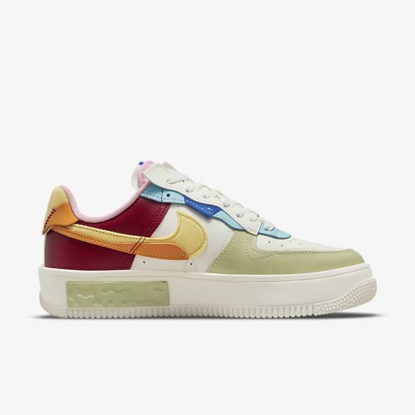 Nike Air Force 1 Fontanka Sneakers Damen Bordeaux Gold | NK385VNO