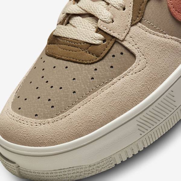 Nike Air Force 1 Fontanka Sneakers Damen Bordeaux Khaki | NK540SDH