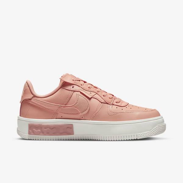 Nike Air Force 1 Fontanka Sneakers Damen Weiß Rot Rosa Hell | NK914HZV