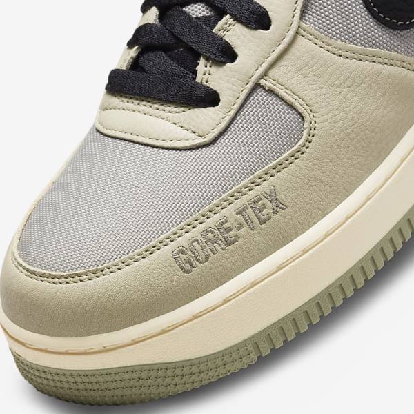 Nike Air Force 1 GTX Sneakers Herren Khaki Weiß Schwarz | NK108DGY