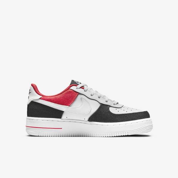 Nike Air Force 1 LV8 Older Sneakers Kinder Weiß Navy Rot Weiß | NK581UTN