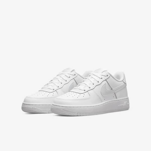 Nike Air Force 1 Older Sneakers Kinder Weiß | NK297GJS