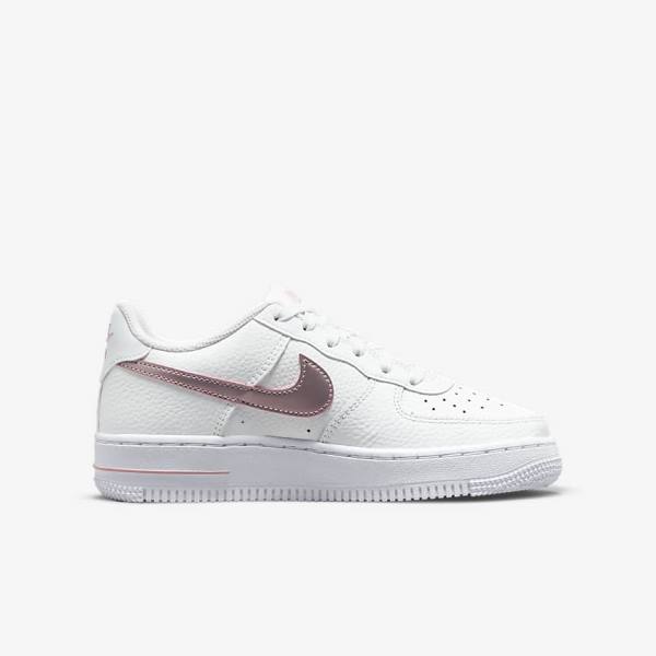 Nike Air Force 1 Older Sneakers Kinder Weiß Rosa | NK735BLJ