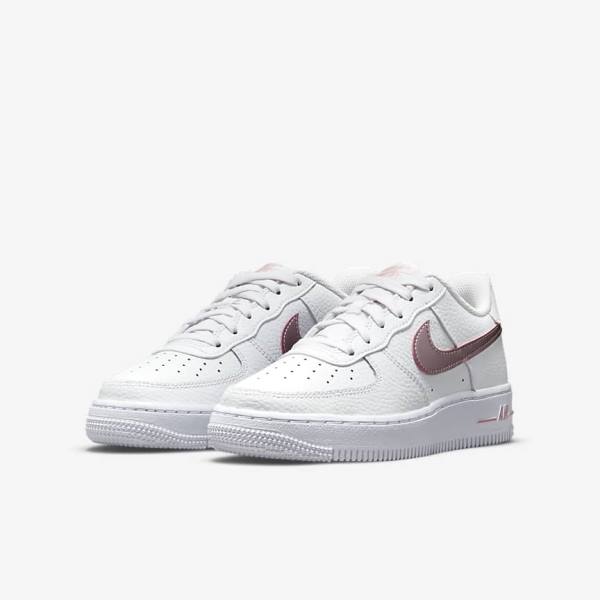 Nike Air Force 1 Older Sneakers Kinder Weiß Rosa | NK735BLJ