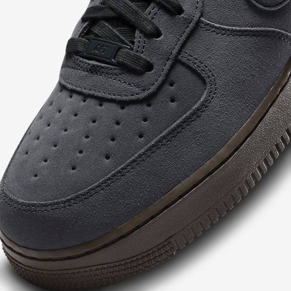 Nike Air Force 1 Sneakers Herren Weiß Dunkelschokolade | NK357LKG