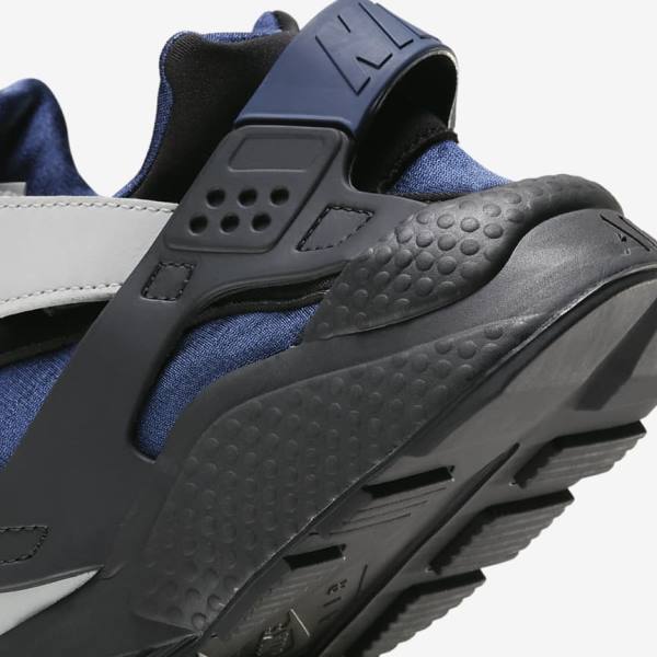 Nike Air Huarache LE Sneakers Herren Grau Schwarz Navy | NK360HFV