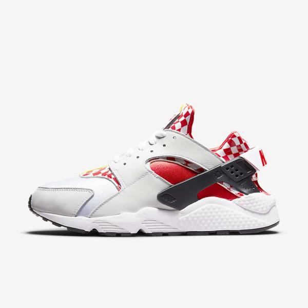 Nike Air Huarache Premium Liverpool F.C. Sneakers Herren Weiß Gelb Rot | NK586HRD