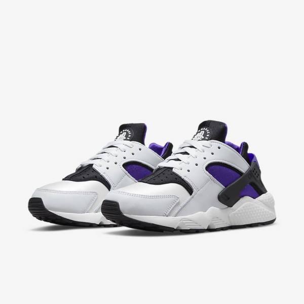 Nike Air Huarache Sneakers Damen Weiß Lila Schwarz | NK890EGA