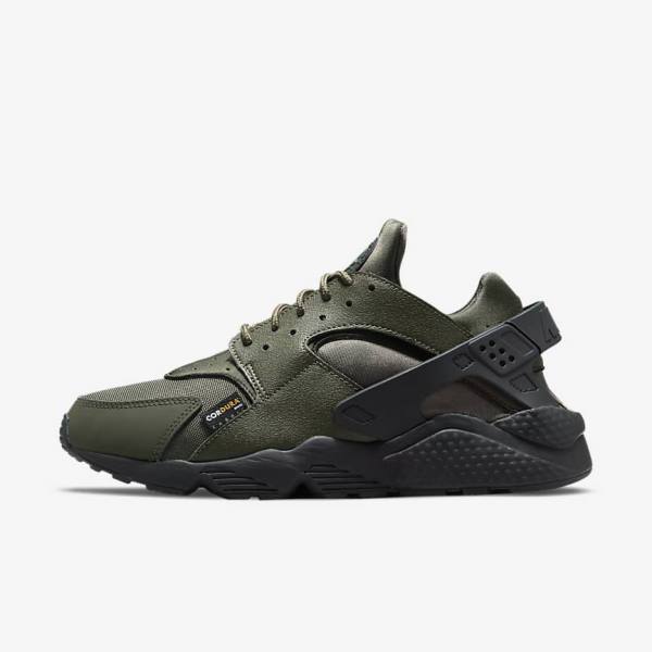 Nike Air Huarache Sneakers Herren Khaki Schwarz Gold Khaki | NK835USY