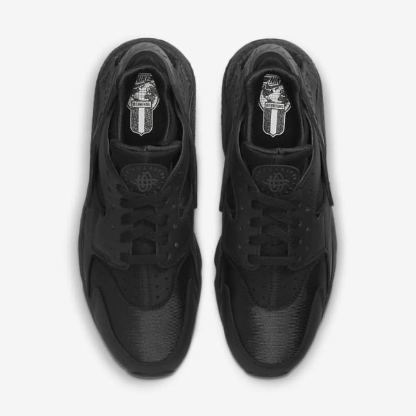 Nike Air Huarache Sneakers Herren Schwarz Dunkelgrau | NK617DNU