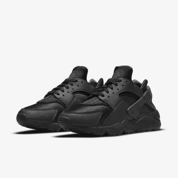 Nike Air Huarache Sneakers Herren Schwarz Dunkelgrau | NK617DNU