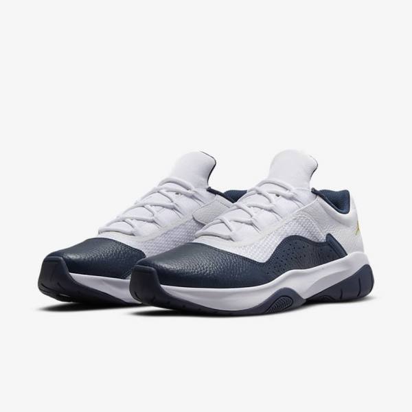 Nike Air Jordan 11 CMFT Low Sneakers Herren Weiß Navy | NK928VRS