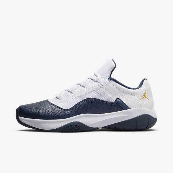 Nike Air Jordan 11 CMFT Low Sneakers Herren Weiß Navy | NK928VRS