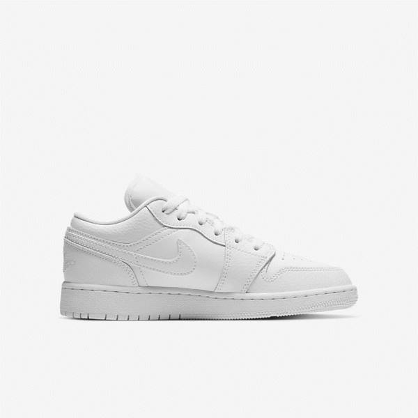 Nike Air Jordan 1 Low Older Sneakers Kinder Weiß | NK967QJR