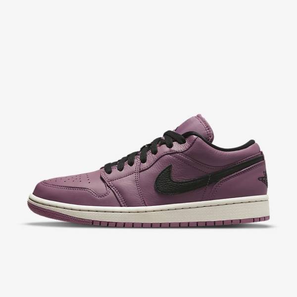 Nike Air Jordan 1 Low SE Sneakers Damen Hellbeige Schwarz | NK298ELZ