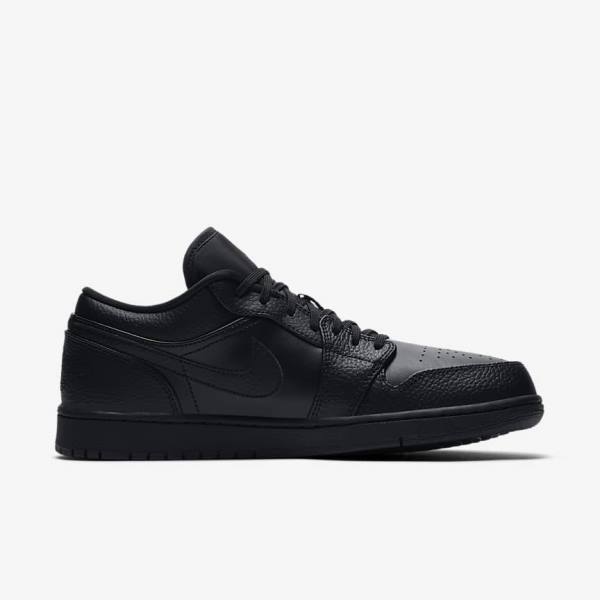 Nike Air Jordan 1 Low Sneakers Herren Schwarz | NK301YZV