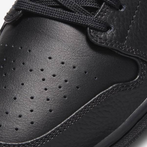 Nike Air Jordan 1 Low Sneakers Herren Schwarz | NK301YZV