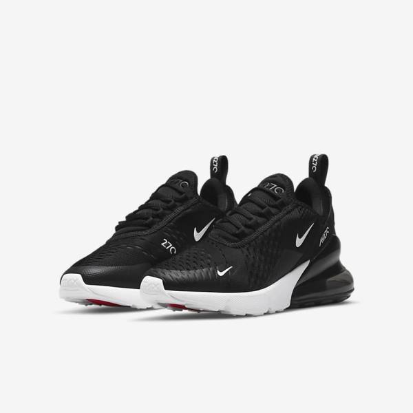 Nike Air Max 270 Older Sneakers Kinder Schwarz Dunkelgrau Weiß | NK947NKR