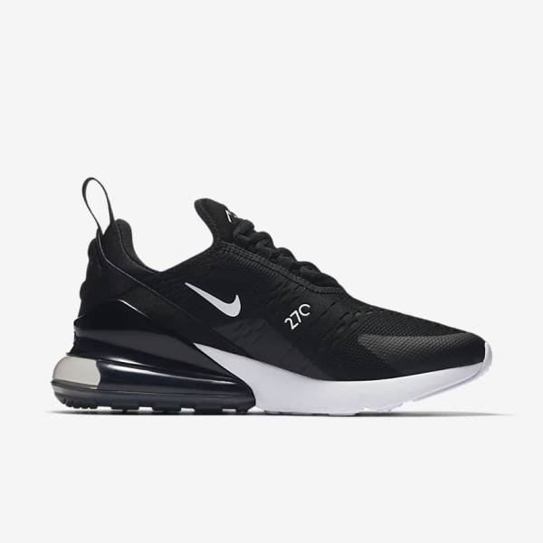 Nike Air Max 270 Sneakers Damen Schwarz Weiß Dunkelgrau | NK164IZR