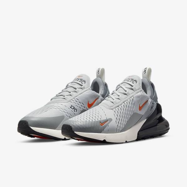 Nike Air Max 270 Sneakers Herren Grau Orange | NK387RBK