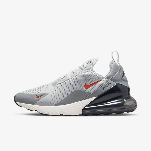 Nike Air Max 270 Sneakers Herren Grau Orange | NK387RBK