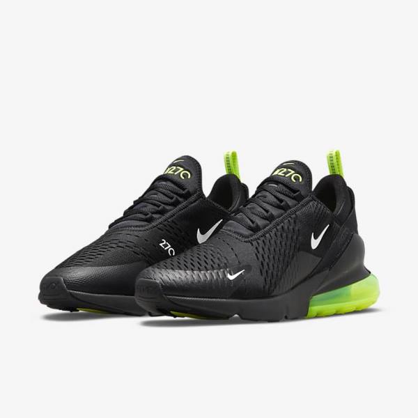 Nike Air Max 270 Sneakers Herren Schwarz Silber Weiß | NK785KWE