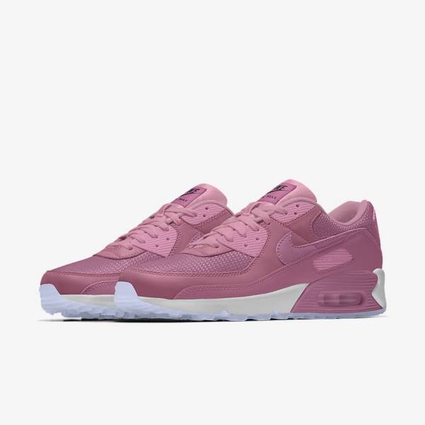 Nike Air Max 90 By You Custom Sneakers Damen Mehrfarbig | NK175LWZ