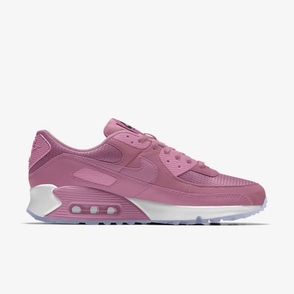 Nike Air Max 90 By You Custom Sneakers Damen Mehrfarbig | NK175LWZ