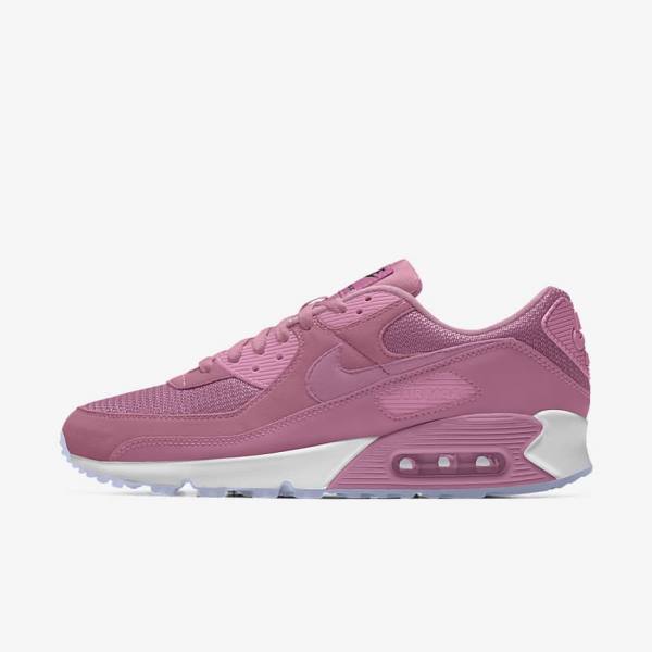 Nike Air Max 90 By You Custom Sneakers Damen Mehrfarbig | NK175LWZ