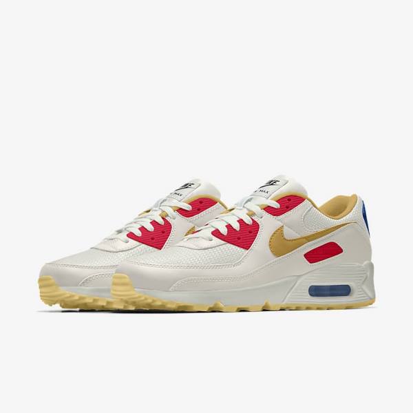 Nike Air Max 90 By You Custom Sneakers Damen Mehrfarbig | NK419DIP