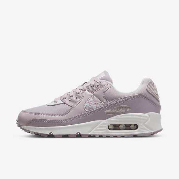 Nike Air Max 90 Sneakers Damen Lila Weiß | NK289WEQ