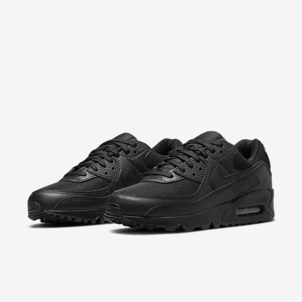 Nike Air Max 90 Sneakers Damen Schwarz | NK251DGO