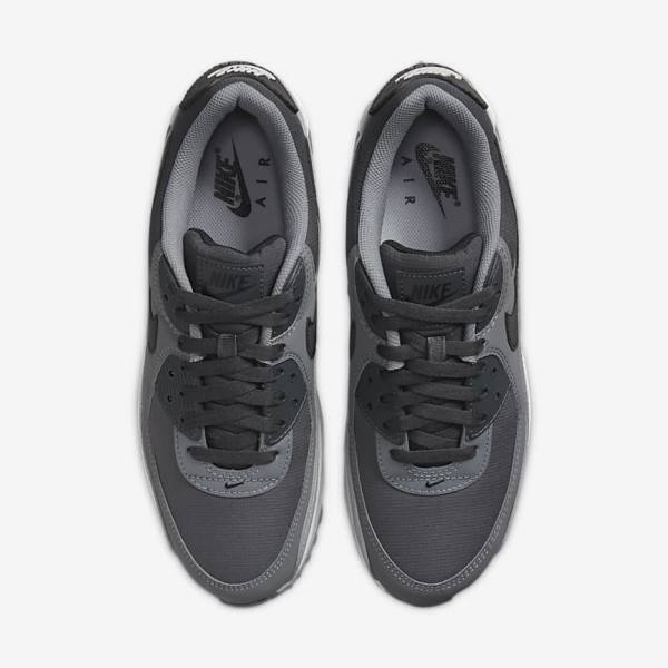 Nike Air Max 90 Sneakers Herren Dunkelgrau Schwarz | NK205WHC