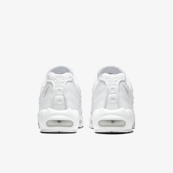 Nike Air Max 95 Essential Sneakers Herren Weiß Grau Weiß | NK903CLT