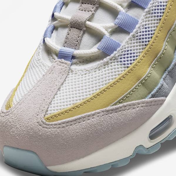 Nike Air Max 95 Sneakers Damen Hellblau Olivgrün | NK870LWR