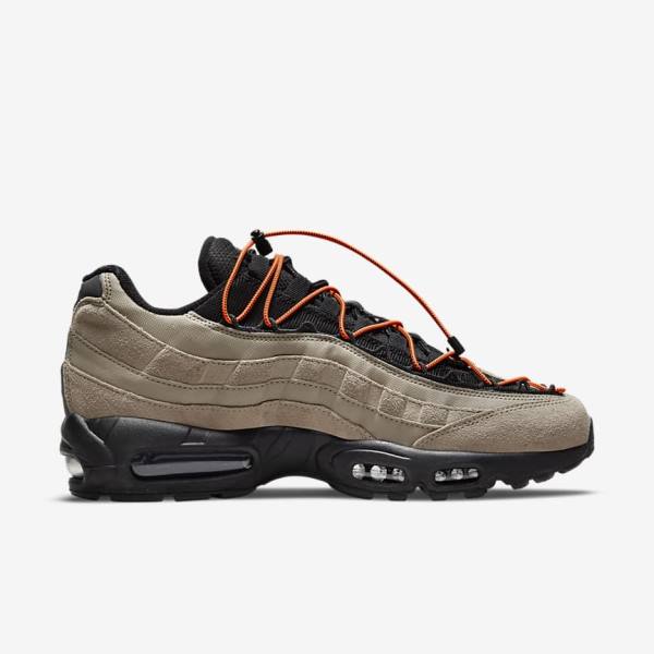 Nike Air Max 95 Sneakers Herren Khaki Orange Schwarz | NK657VAP