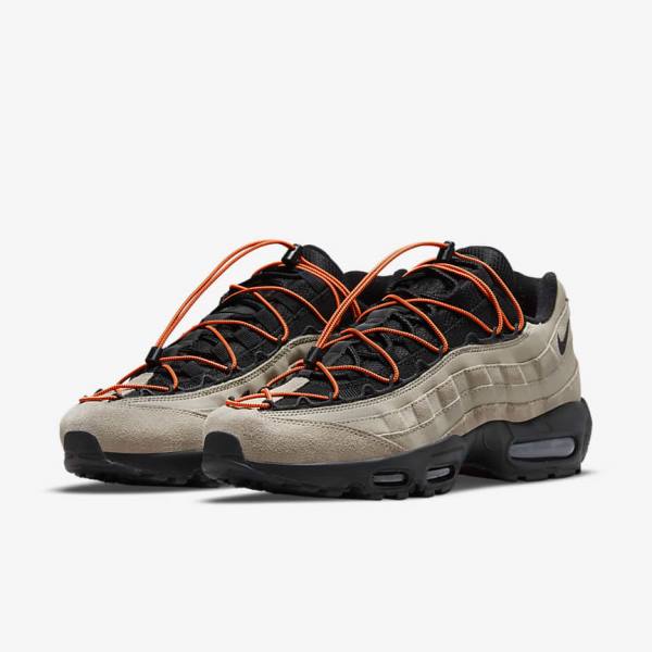 Nike Air Max 95 Sneakers Herren Khaki Orange Schwarz | NK657VAP