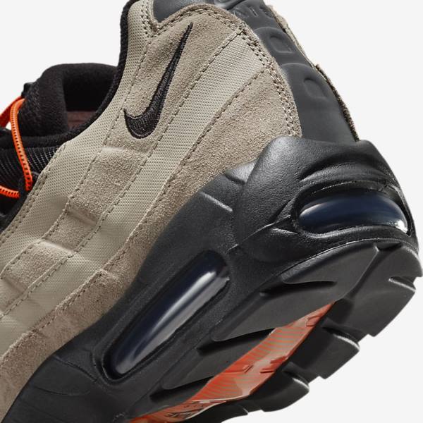 Nike Air Max 95 Sneakers Herren Khaki Orange Schwarz | NK657VAP