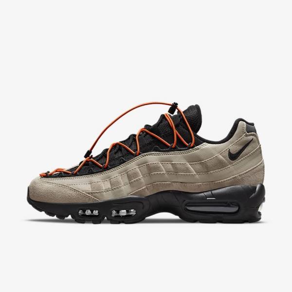 Nike Air Max 95 Sneakers Herren Khaki Orange Schwarz | NK657VAP