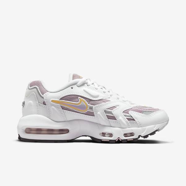 Nike Air Max 96 2 Sneakers Damen Weiß Lila Rosa Lila | NK398DTL