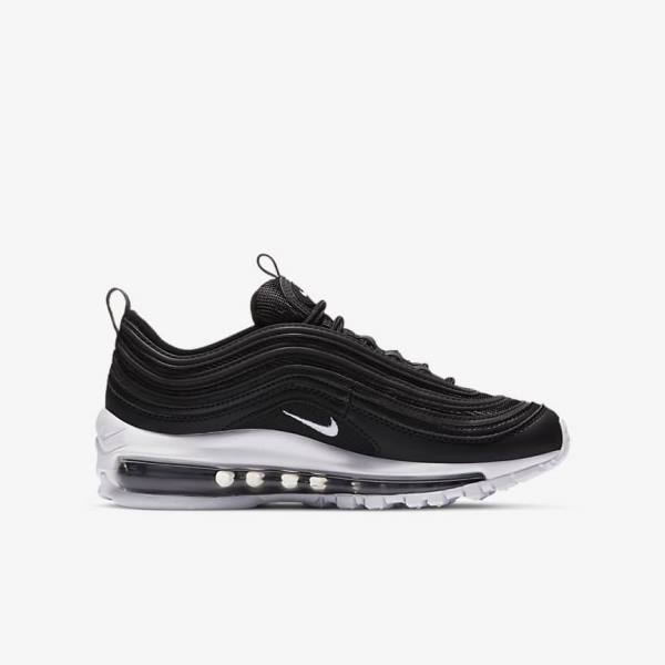 Nike Air Max 97 Older Sneakers Kinder Schwarz Weiß | NK405RLN