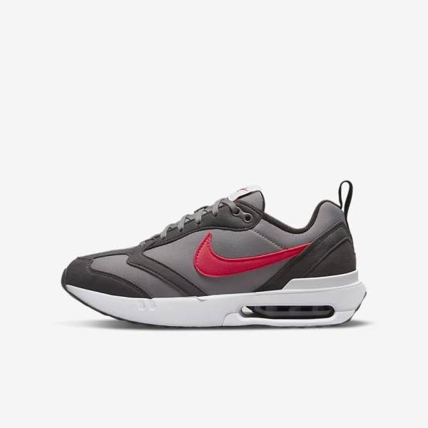 Nike Air Max Dawn Older Sneakers Kinder Blau Grau Schwarz Rot | NK297GVR