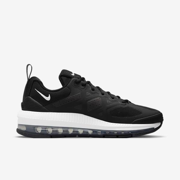 Nike Air Max Genome Sneakers Herren Schwarz Dunkelgrau Weiß | NK628SIJ