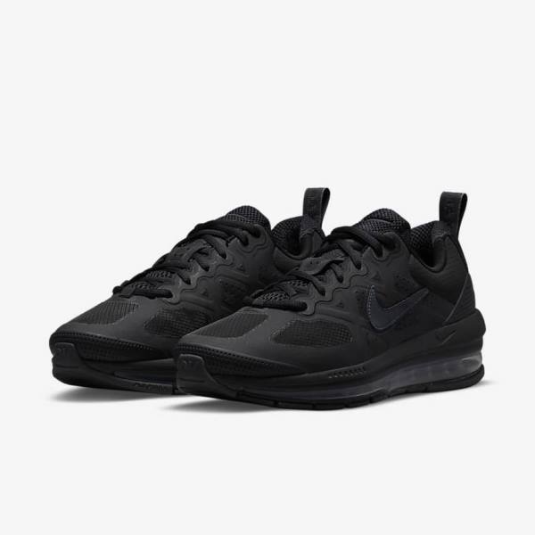 Nike Air Max Genome Sneakers Herren Schwarz Dunkelgrau | NK857SVF