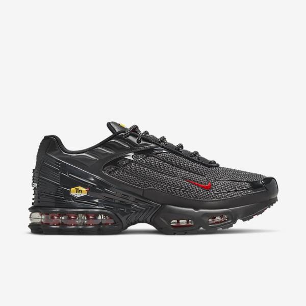 Nike Air Max Plus 3 Sneakers Herren Schwarz Silber Rot | NK572YJM