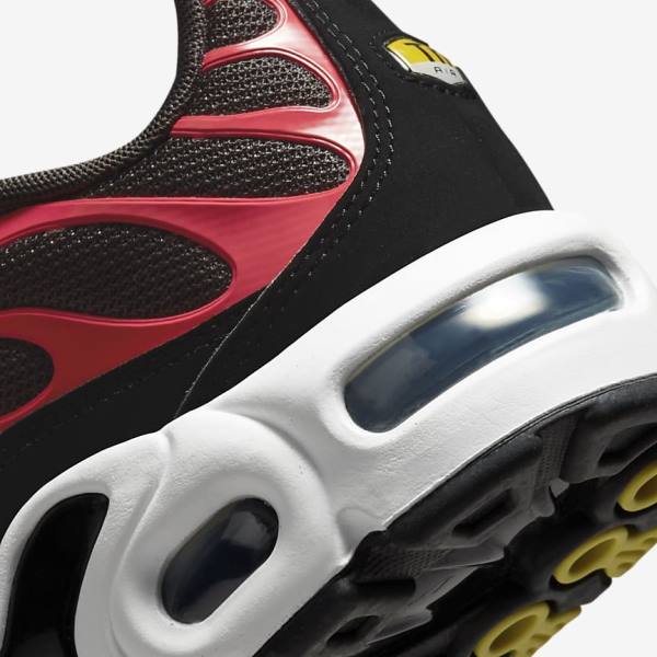 Nike Air Max Plus Older Sneakers Kinder Grau Rot Weiß Schwarz | NK526FVO