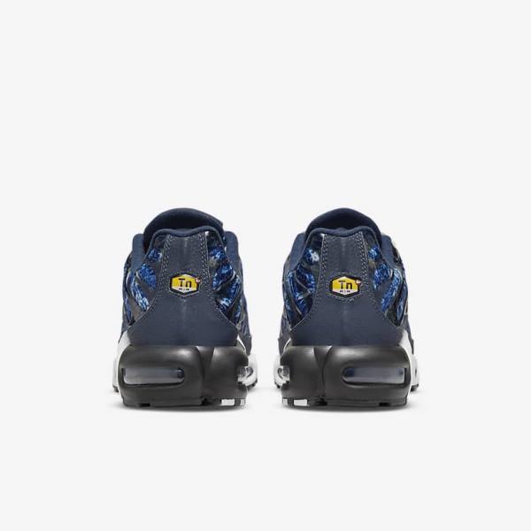 Nike Air Max Plus Sneakers Herren Navy Weiß Schwarz Navy | NK179OGX