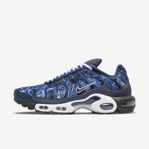 Nike Air Max Plus Sneakers Herren Navy Weiß Schwarz Navy | NK179OGX